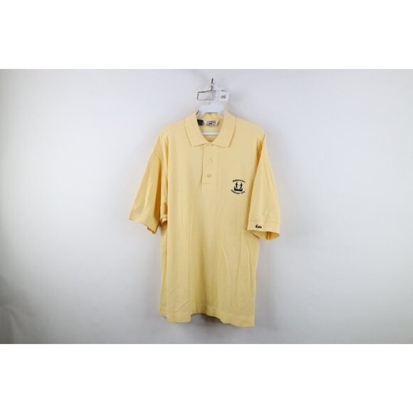 Vintage 90s Y2K Mens Medium Woussickett Golf Course Ohio Golfing Polo Shirt - Picture 1 of 11
